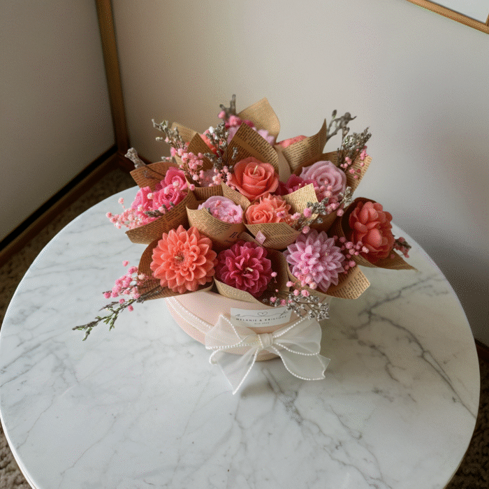 514DB039-7D4C-4D8A-89D1-3B77AE1A9949 corporate gift candle bouquet