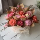 candle flower bouquet