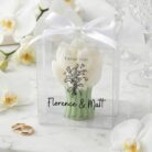 wedding favour in pvc box